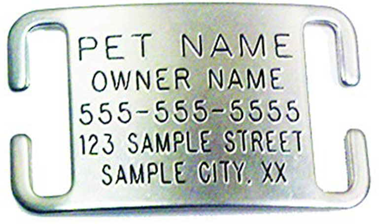 Boomerang Collar ID Tag